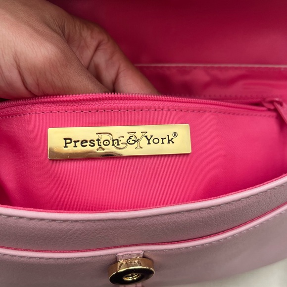 Preston & York Pink Clutch With Chain - Picture 17 of 17